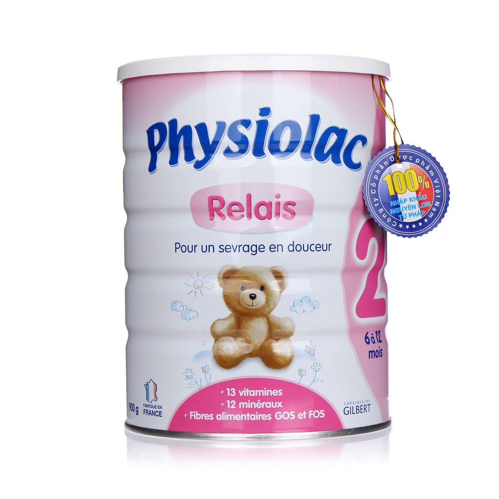 Sữa Physiolac số 2 màu hồng - sữa cho bé 6-12 tháng tuổi